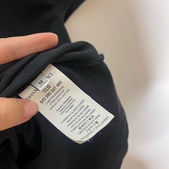 Versace Collection Men's Short Sleeve Polo Shirt M - Picture 6 of 8